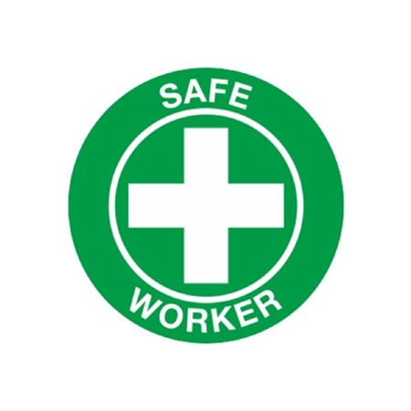 Safe Worker Hard Hat Decal